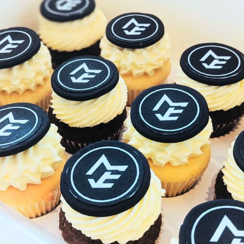 Corporate branded Cupcakes