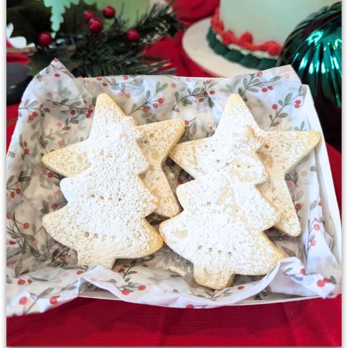 Shortbread cookies - Trees